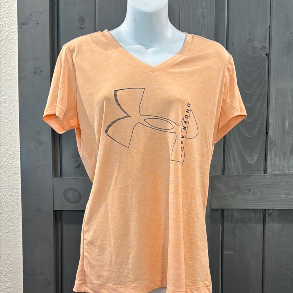 Under Armour Women's Orange V-Neck Top